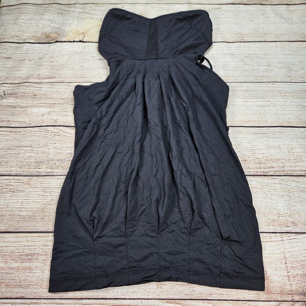 Lululemon Flow And Go Tank Black Yoga Drape Quick Dry Workout Pilates *No Tag
